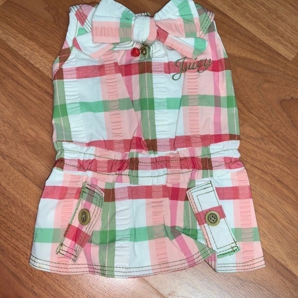 Original Juicy Couture Doggy Plaid Dress